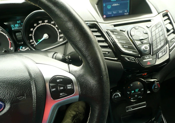 Ford Fiesta cena 38400 przebieg: 51900, rok produkcji 2017 z Koszalin małe 667